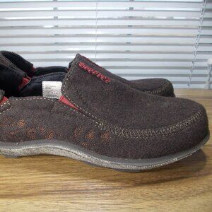 CUSHE Surf Slipper Felt Brown Women 10 Slip On Shoes